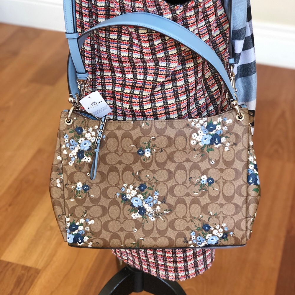 NWT Coach Signature Floral handbag&wallet - Picture 6 of 8